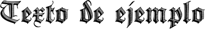 Image preview of font Deutsche Zierschrift