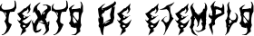 Image preview of font Art Dystopia II