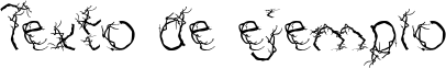Image preview of font AUTUMN