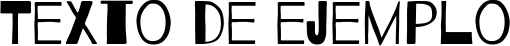 Image preview of font Barrio
