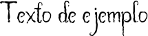 Image preview of font Beegal