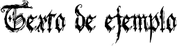 Image preview of font Bonbon Bleu