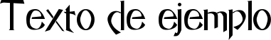 Image preview of font Caligo
