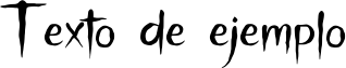 Image preview of font Chilling Trickster