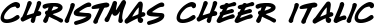 Christmas Cheer Italic