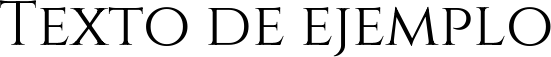 Image preview of font Cinzel