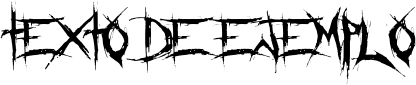 Image preview of font Crucifixion Regular