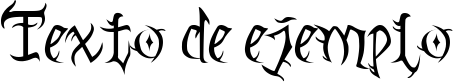 Image preview of font Dark Hellow