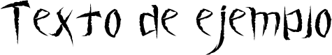 Image preview of font Dark Widow