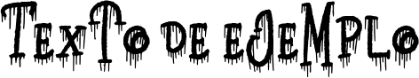 Image preview of font Dead Night