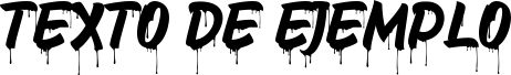 Image preview of font Death Markers Drip