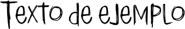 Image preview of font Deathridge Demo