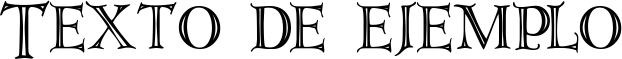 Image preview of font DeRoos Caps