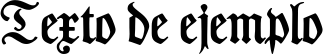 Image preview of font Des Malers Fraktur