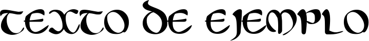 Image preview of font eltic