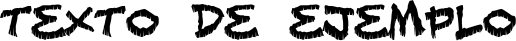 Image preview of font Fearless