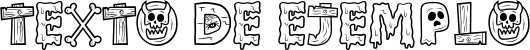 Image preview of font Ghostly Forest