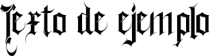 Image preview of font gothferatu