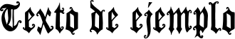 Image preview of font Gothic Panceta