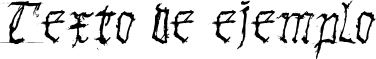 Image preview of font GothicHandDirty Bold