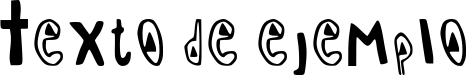 Image preview of font Hallowdrama Regular