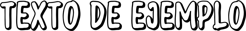 Image preview of font Halloween outline