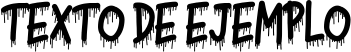 Image preview of font Halloween