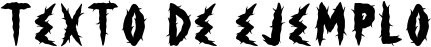 Image preview of font Horror Corpse
