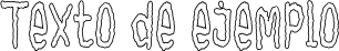 Image preview of font Horror Dream