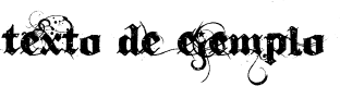 Image preview of font Ithornët