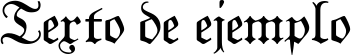 Image preview of font Kabinett Fraktur Bold