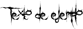 Image preview of font Klinge Death Brush