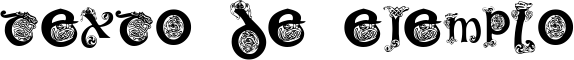 Image preview of font KR Keltic One