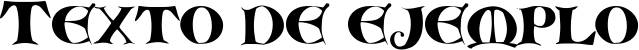 Image preview of font Medieval Scribish