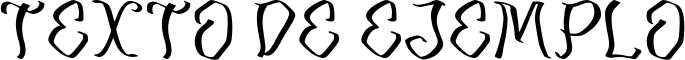 Image preview of font Merona Danger