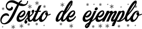 Image preview of font Merry Christmas Star