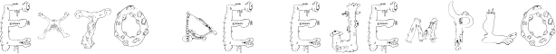 Image preview of font monstros