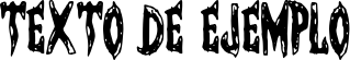 Image preview of font Oscuridad Perpetua