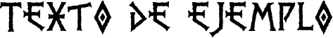 Image preview of font PR Viking
