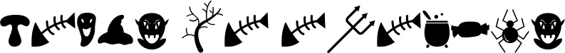 Image preview of font Pumpkins Nightmare
