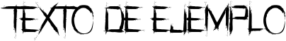 Image preview of font Real Horror Regular