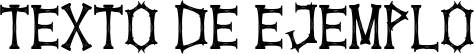 Image preview of font ROXDARK