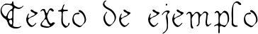 Image preview of font Sable