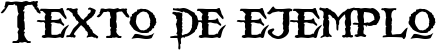 Image preview of font Scurlock