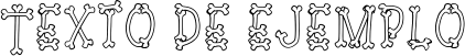 Image preview of font Skull Story