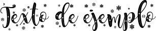 Image preview of font Snowballs