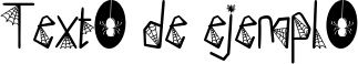 Image preview of font SPIDER GHOST