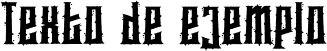 Image preview of font Spookies Identity