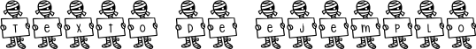 Image preview of font Spooky*Mummy*Letters