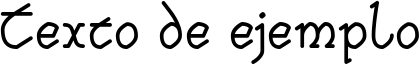 Image preview of font Taisean